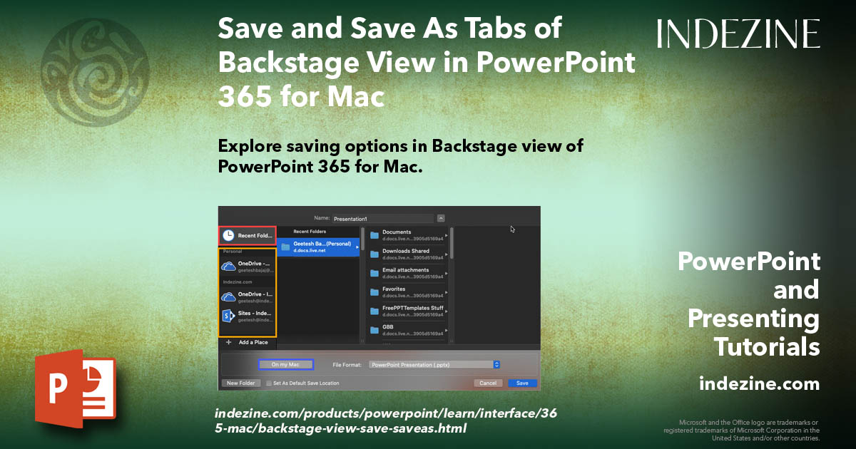record tab for powerpoint mac